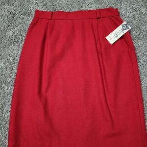 Jessica Scott Elegant Red Women's Skirt